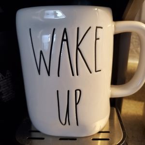 Rae dunn wake up mug